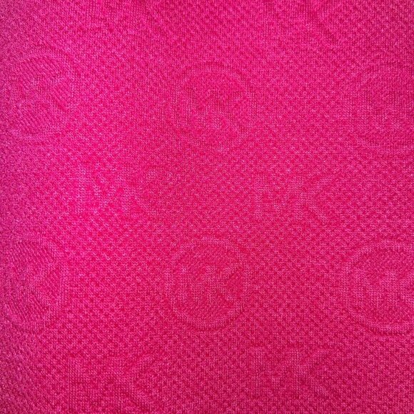 Michael Kors Raglan Sleeve Sweatshirt Logo Short Dress Dragonfruit NWT Sz XL - Picture 4 of 11